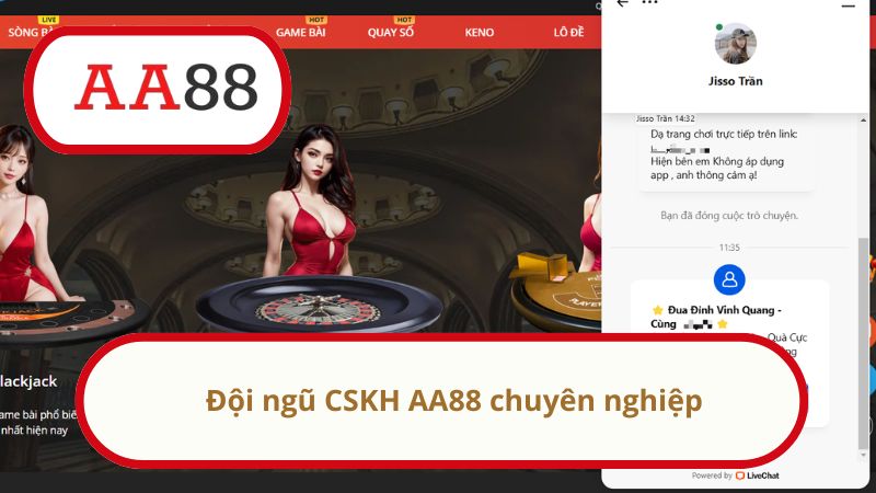 AA88 - Trang chủ chính thức đăng ký vào chơi nhà cái AA88 26 Đội ngũ CSKH AA88 chuyên nghiệp