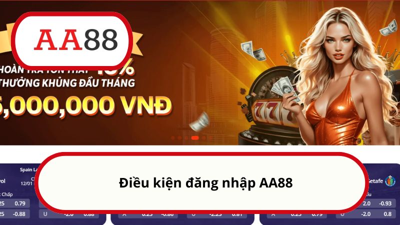 Đăng nhập AA88 - Hướng dẫn thao tác nhanh và chuẩn xác 3 Điều kiện đăng nhập AA88